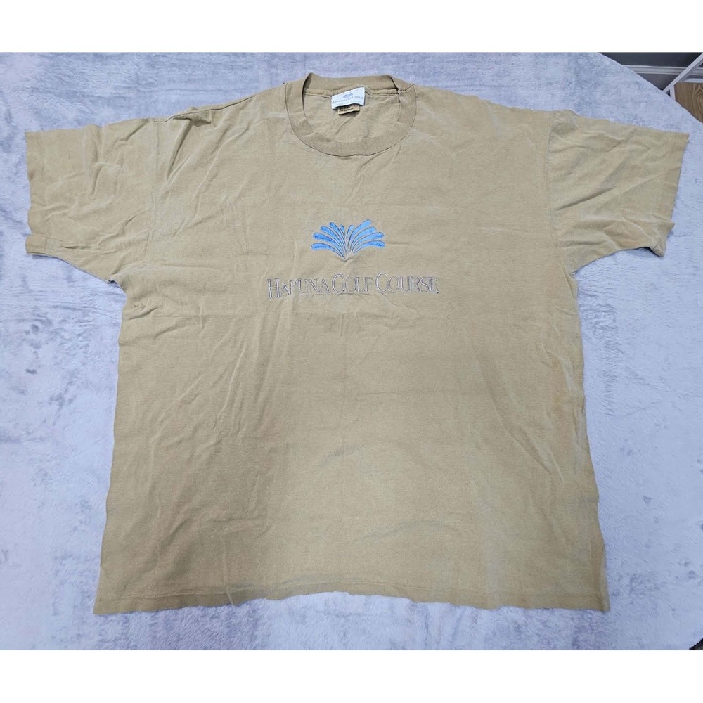 Single Stitch Vintage Hapuna Golf Course Anvil T-Shirt Made In USA Size 3XL